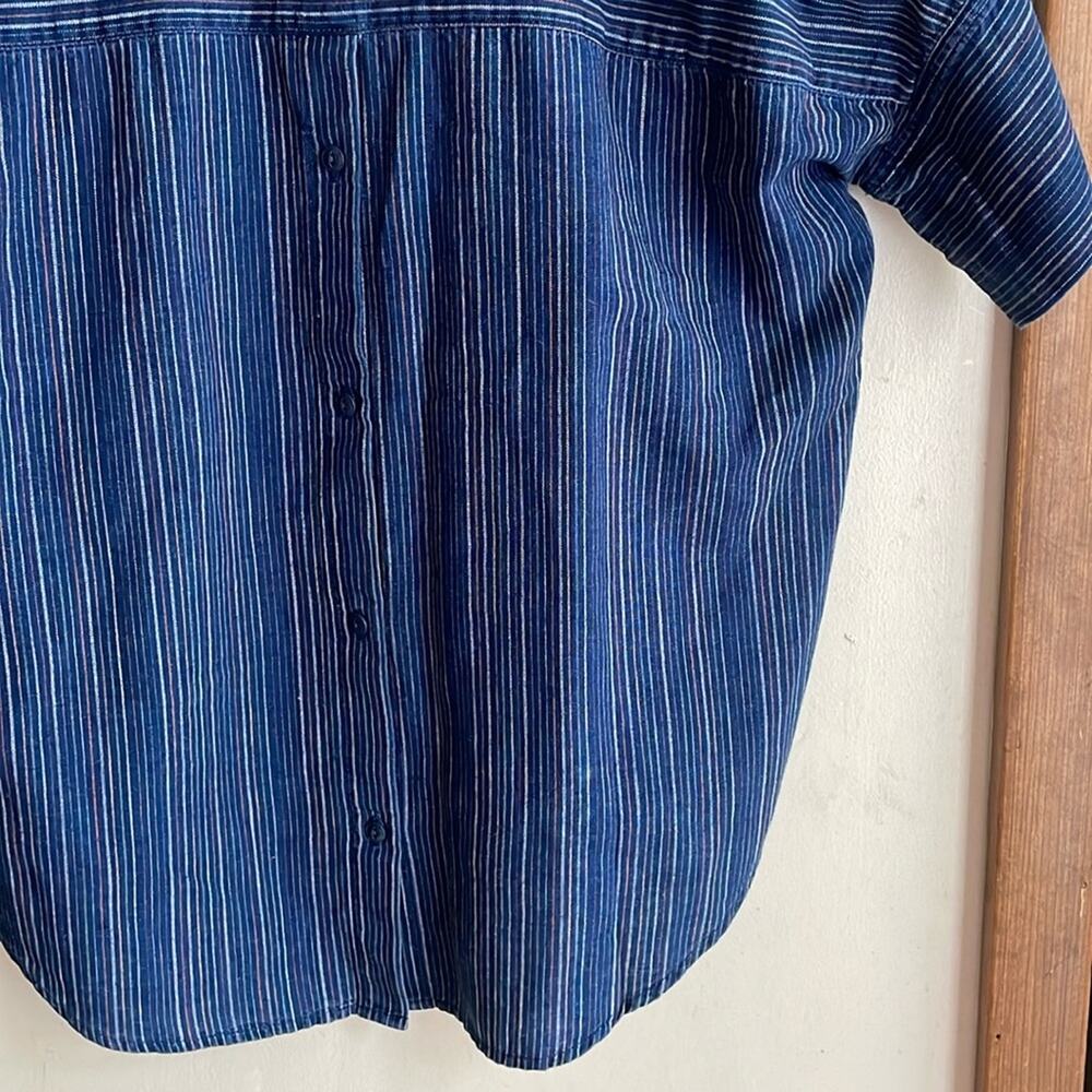 Madewell Courier Button-Back Shirt in Cecile Stripe - Picture 12 of 15